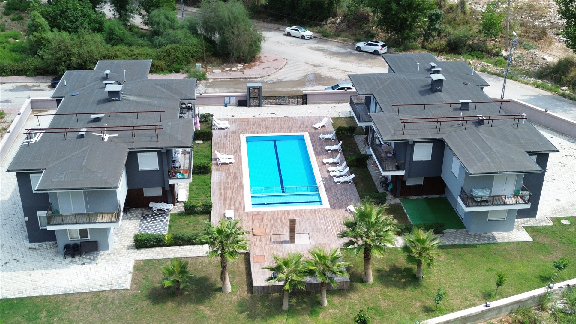 Pool Aerial View